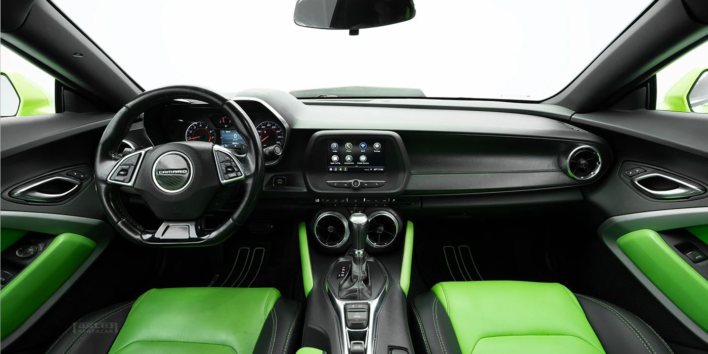 Chevrolet Camaro Green Interior